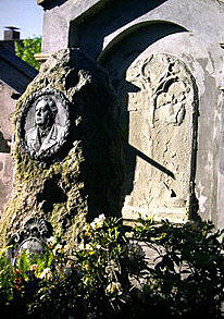Grab 4 entlang der südseitigen Friedhofmauer